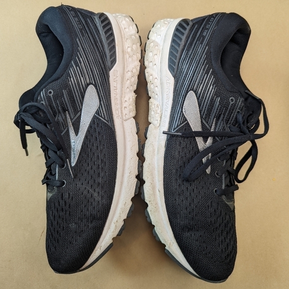 Brooks Adrenaline GTS 19 Black Running Shoes Men\'s 11.5  D 1102941D047 main image 5